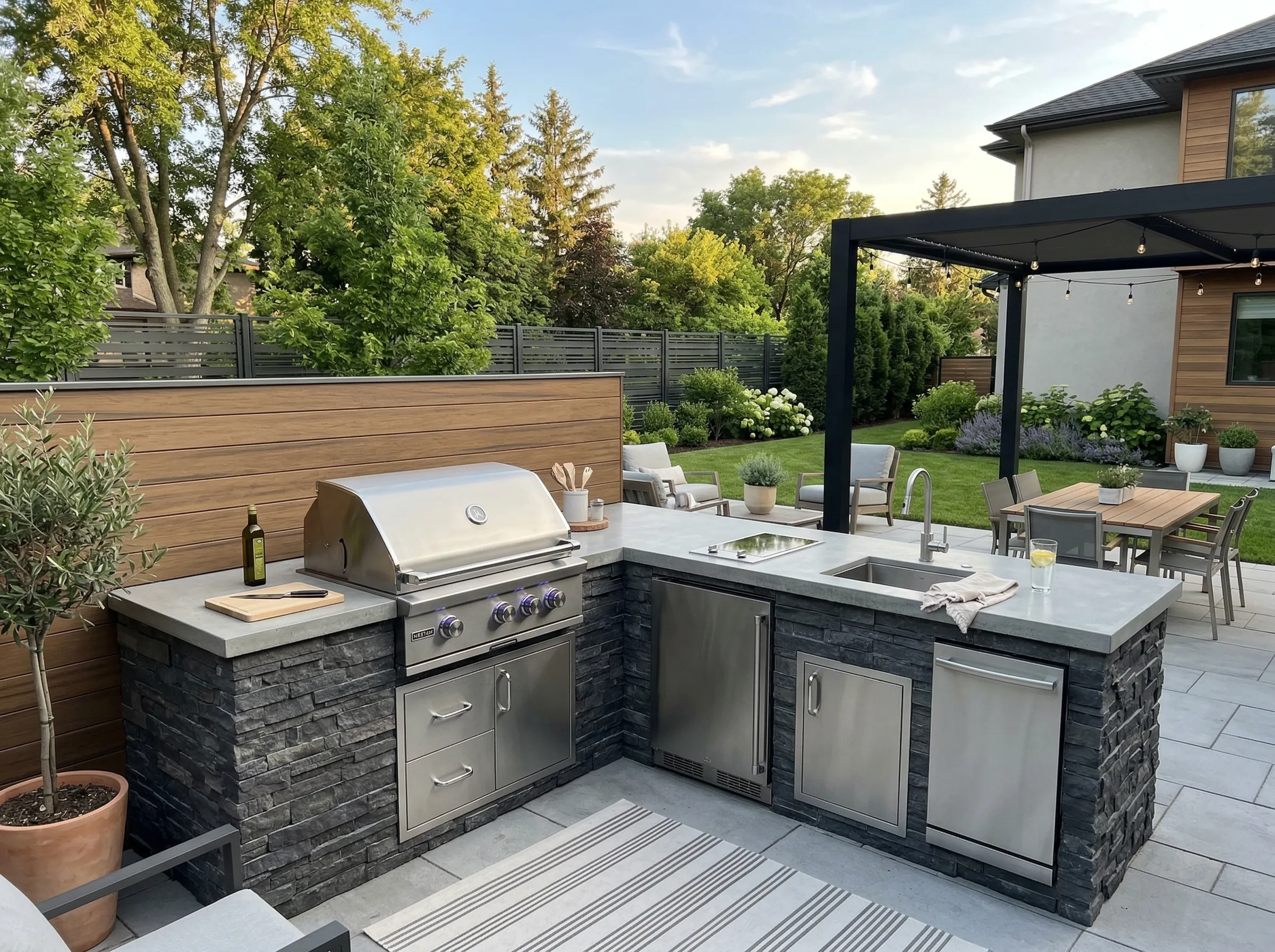Outdoor kitchen design in Clarksville, TN